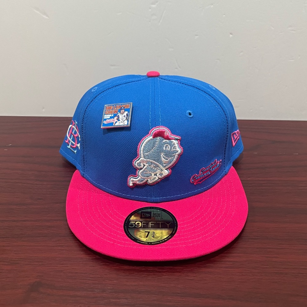 New Era x Big League Chew, 59Fifty Fitted Hat, New York Mets, Cotton Candy